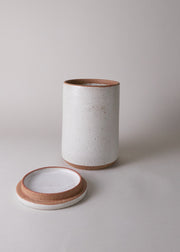 Medium Canister in Flecked - Victoria Morris
